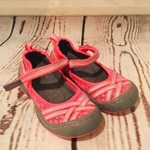 Jambu Boa3 Pink Silver Mary Jane Shoes 7 M